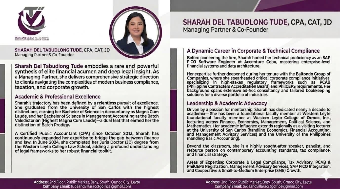 Elena Tude — Managing Partner, Law